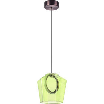 Люстра LIGHTSTAR CARAMELLO 796114 LED 6W 110LM 3000K кофейный/зеленый
